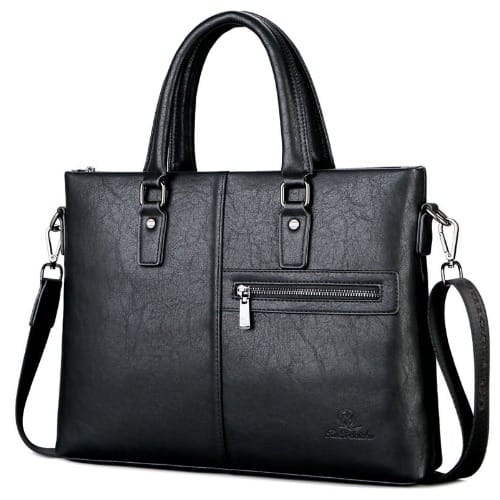 Leather Office Handbag - Men