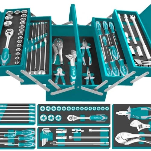 Total - Tool Set -  Thtcs12591 - 59 Pieces