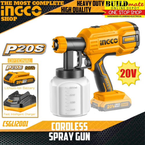 Cordless Paint Sprayer Gun 20v With A Battery And Charger
