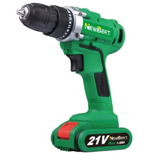 Newbeat Cordless Rechargeable Battery Drill 21v Two Battery Drilling Machine