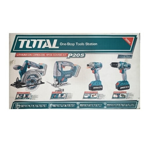 Cordless Battery Machine 4pcs Combo Kits 20v 4ah