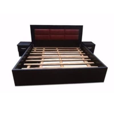 Brown 6ft X 6ft Bed Frame + 1 Free Bed Spread