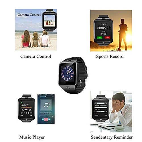 Smart Phone Watch - Sim Card - Memory Card Slot With Camera For Android & iOS