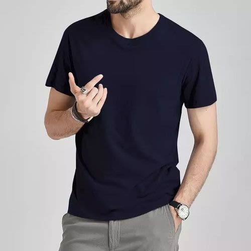 Plain Round Neck T-shirt