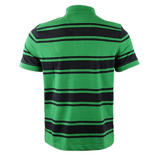 Men's Block-stripes Polo Top