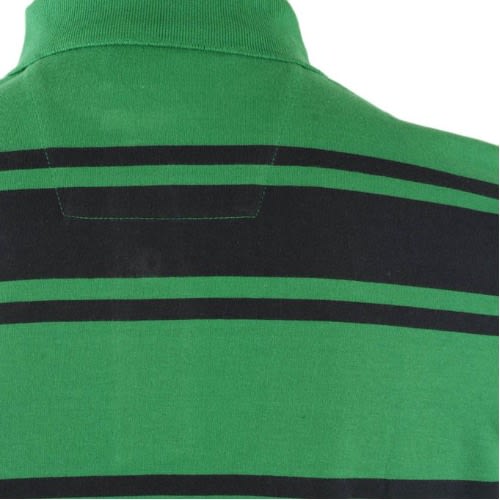 Men's Block-stripes Polo Top