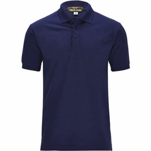 Short Sleeves Polo Shirts  - Yellow, Navy And Red -Set Of 3