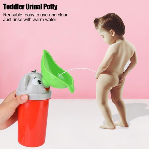 Portable Baby Child Potty Urinal Emergency Toilet - Red