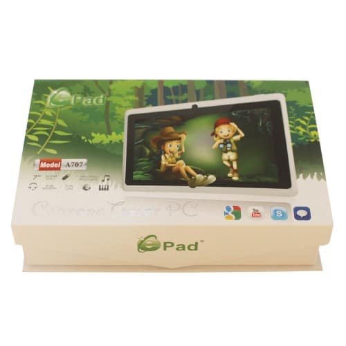 epad 7" Tablet wifi 8 GB - Cartoon Design