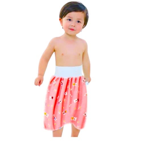 Kids Reusable Urine Absorber + Diaper Short & Skirt -4pieces