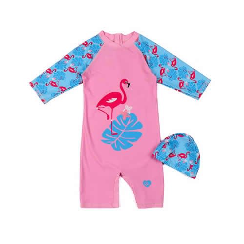 Children's Swim Suit - Two Pieces - Pink