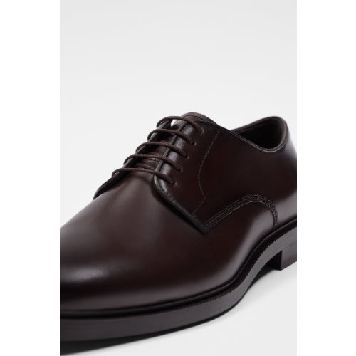 Leather Broque -  Brown