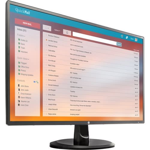 V270 27" Monitor IPS W/LED BACKLIT VGA DVI SPEC BLACK