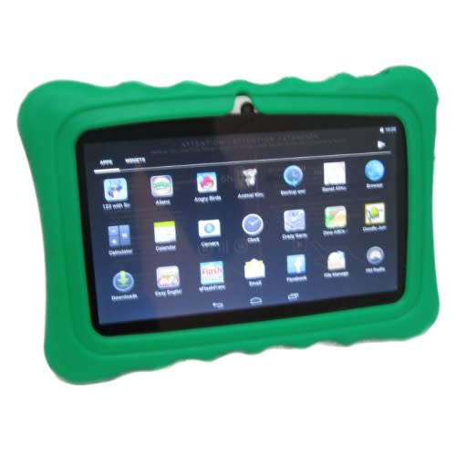 A707 Children Learning Android 6.0 Tablet -7"- 16gb Rom, Wifi, 2gb Ram -green Case