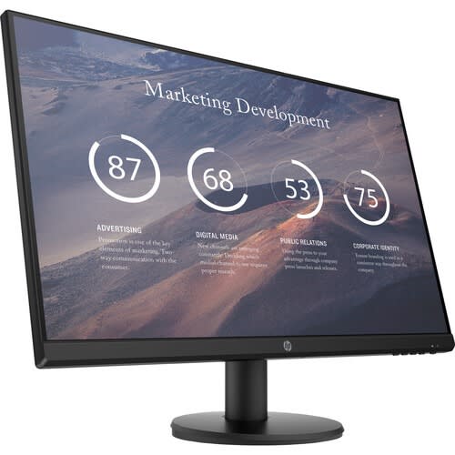 V270 27 Inch Monitor FHD LED 1920 X 1080 IPS, Anti Glare HDMI, DVI-D, VGA - Black