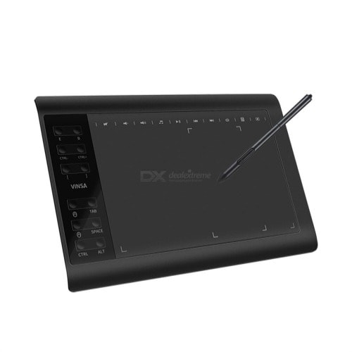 Digital Drawing Tablet 8192 Pressure Sensitivity Tablet Battery Vin1060plus - Free Pen