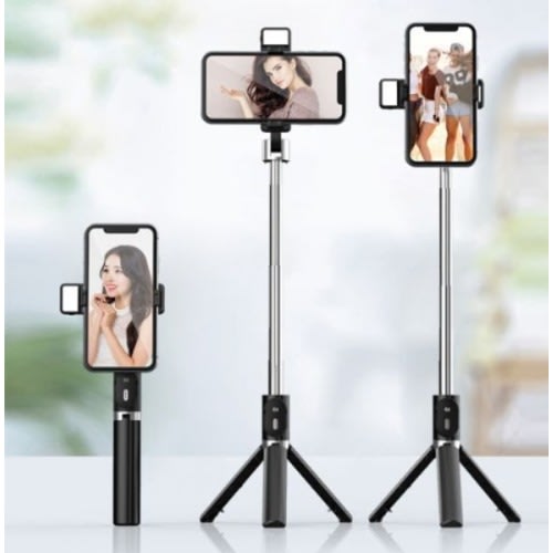 Monopod Tripod With Bluetooth Remote Control 2led P60d-2 1m Double Led