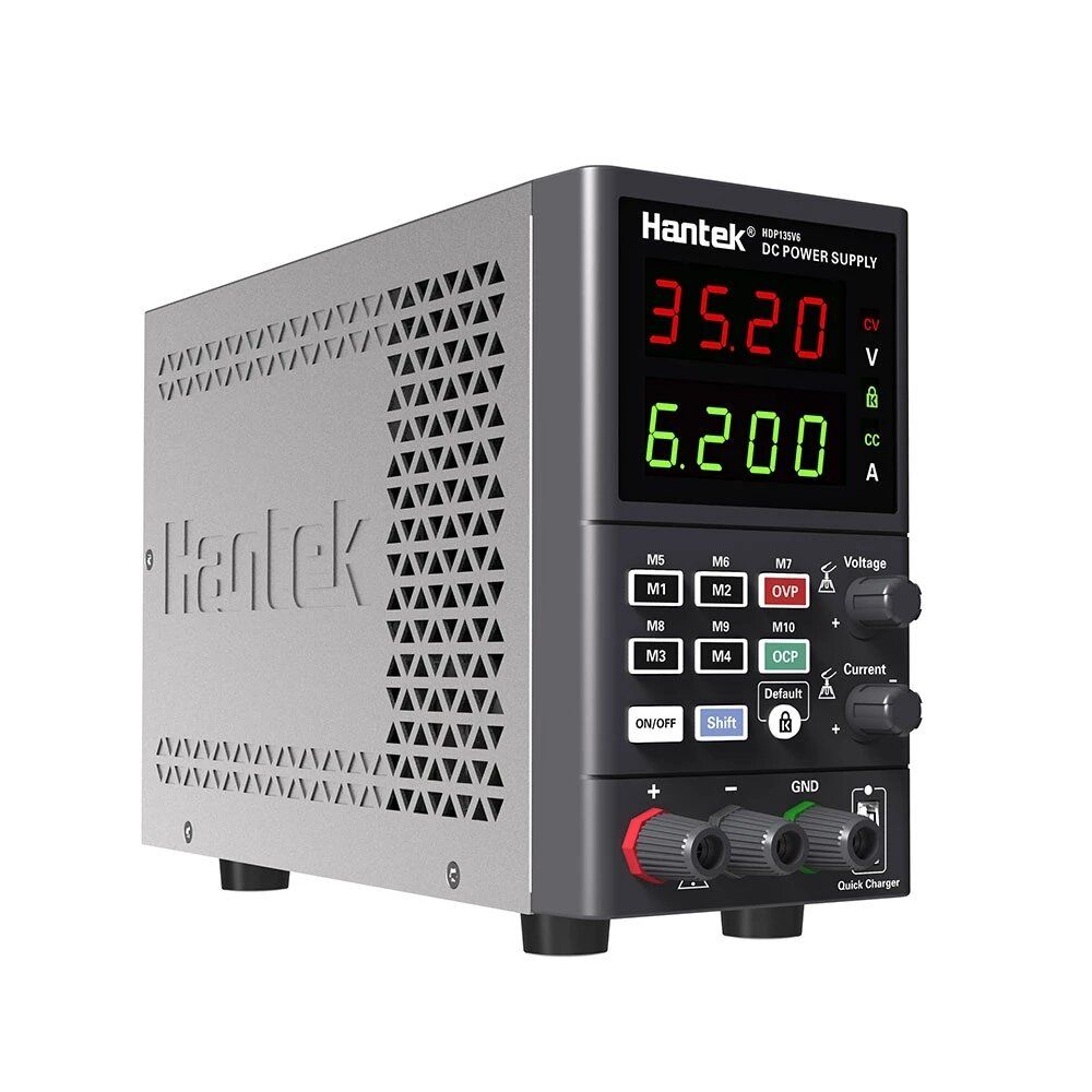 Hantek 35V/6A LED Digital Adjustable DC Power Supply Lab