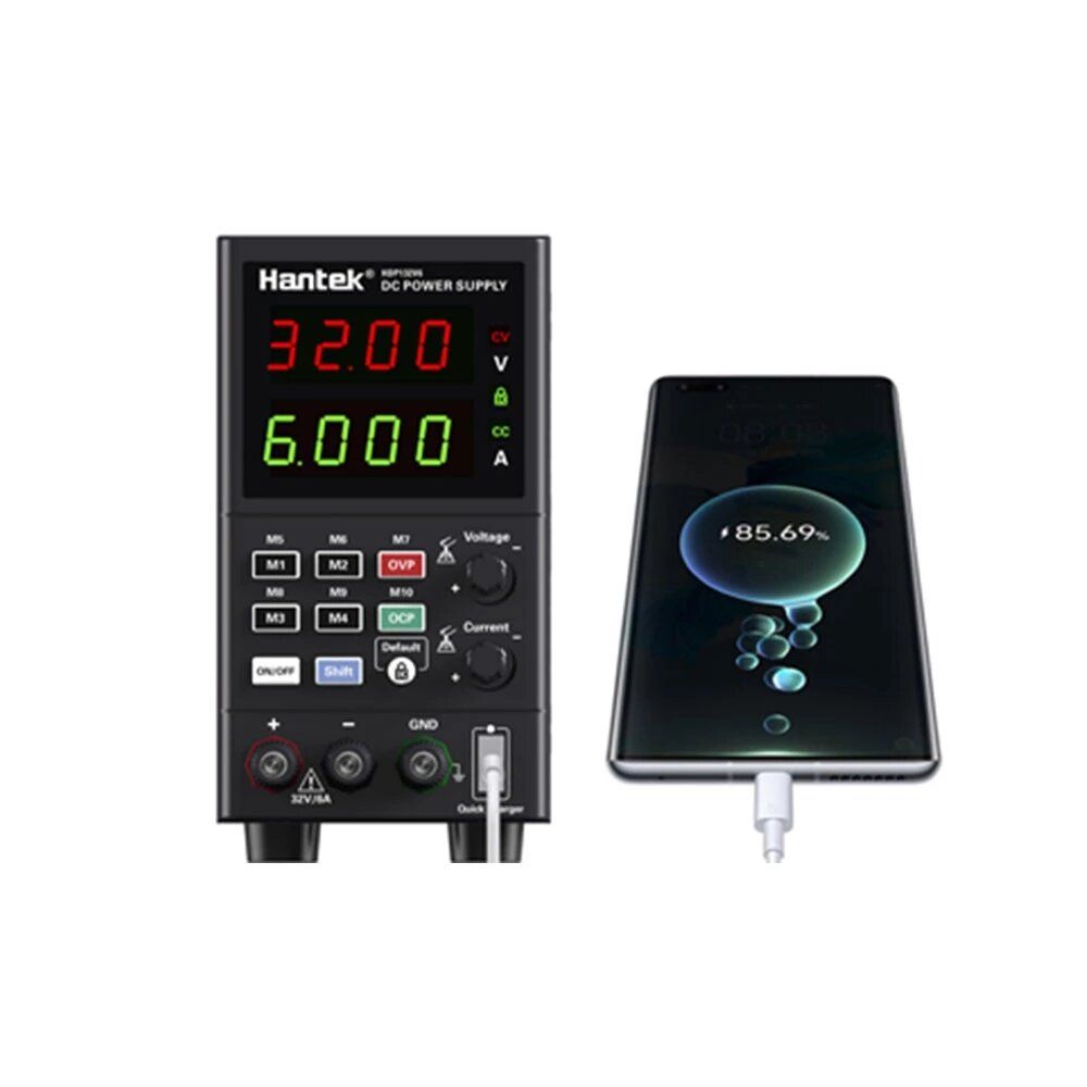Hantek 35V/6A LED Digital Adjustable DC Power Supply Lab