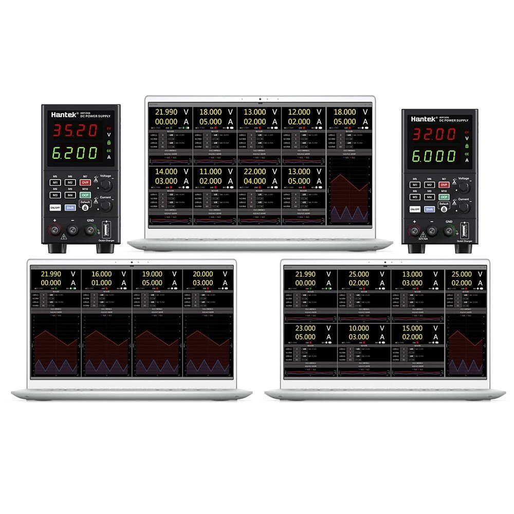 Hantek 35V/6A LED Digital Adjustable DC Power Supply Lab