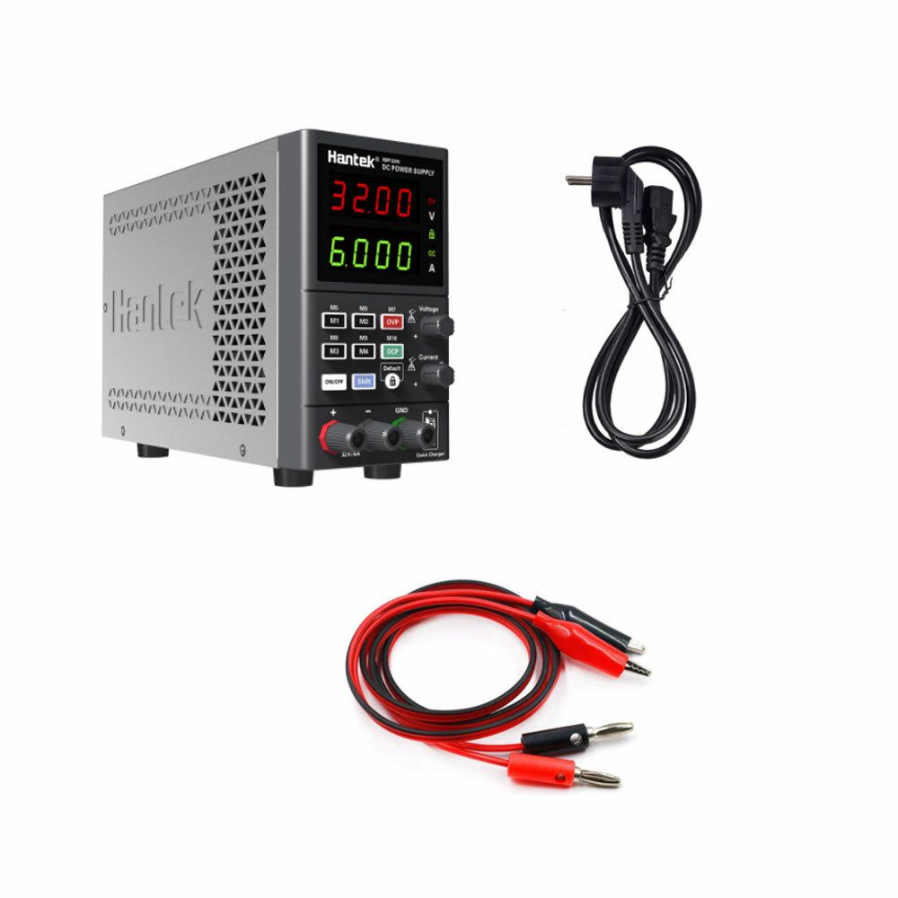 Hantek 35V/6A LED Digital Adjustable DC Power Supply Lab
