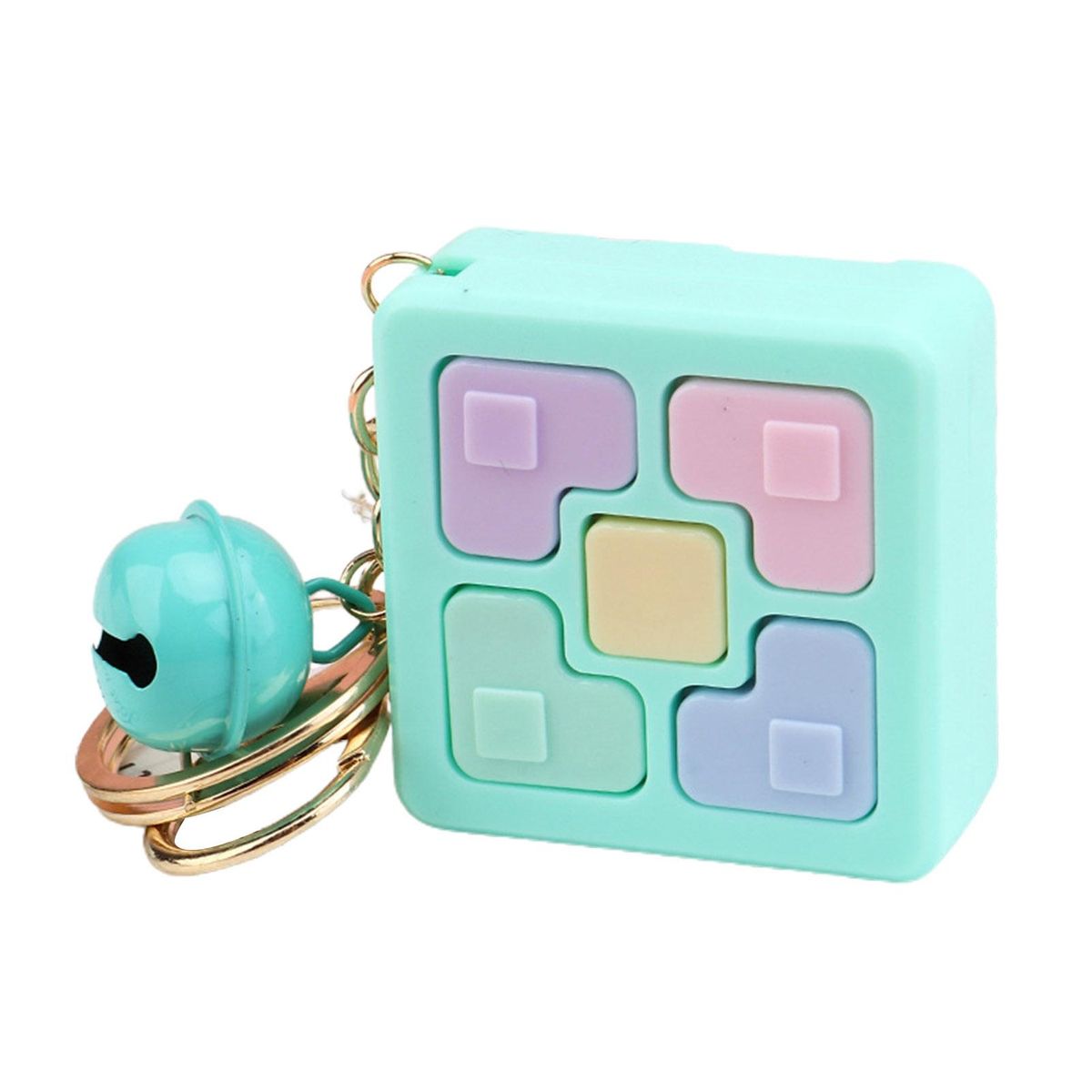 Keychain Ornament Block Game Machine Keychain Ornament Green