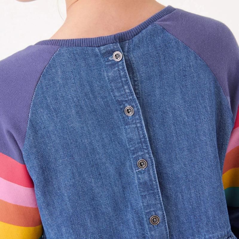 2023 European and American children's skirt autumn new small and medium-sized chil