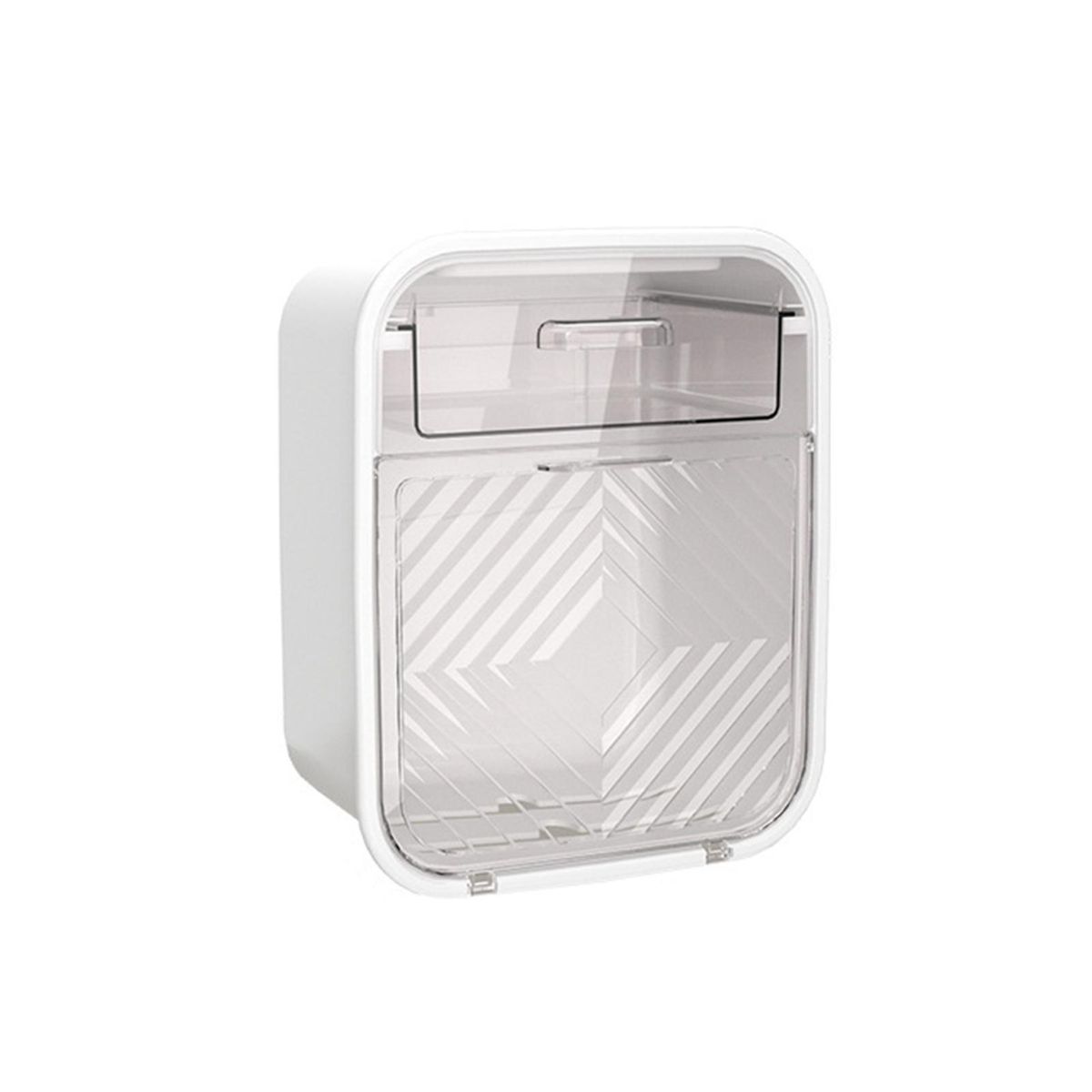 Tissue Box Towel Napkin Storage Box Cosmetics Holder White