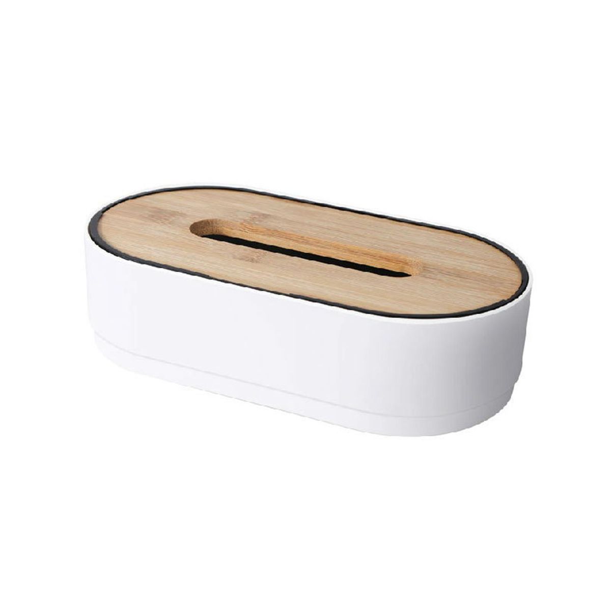 Toilet Paper Box Coffee Table Countertop Tissue Toilet Paper Dispenser White