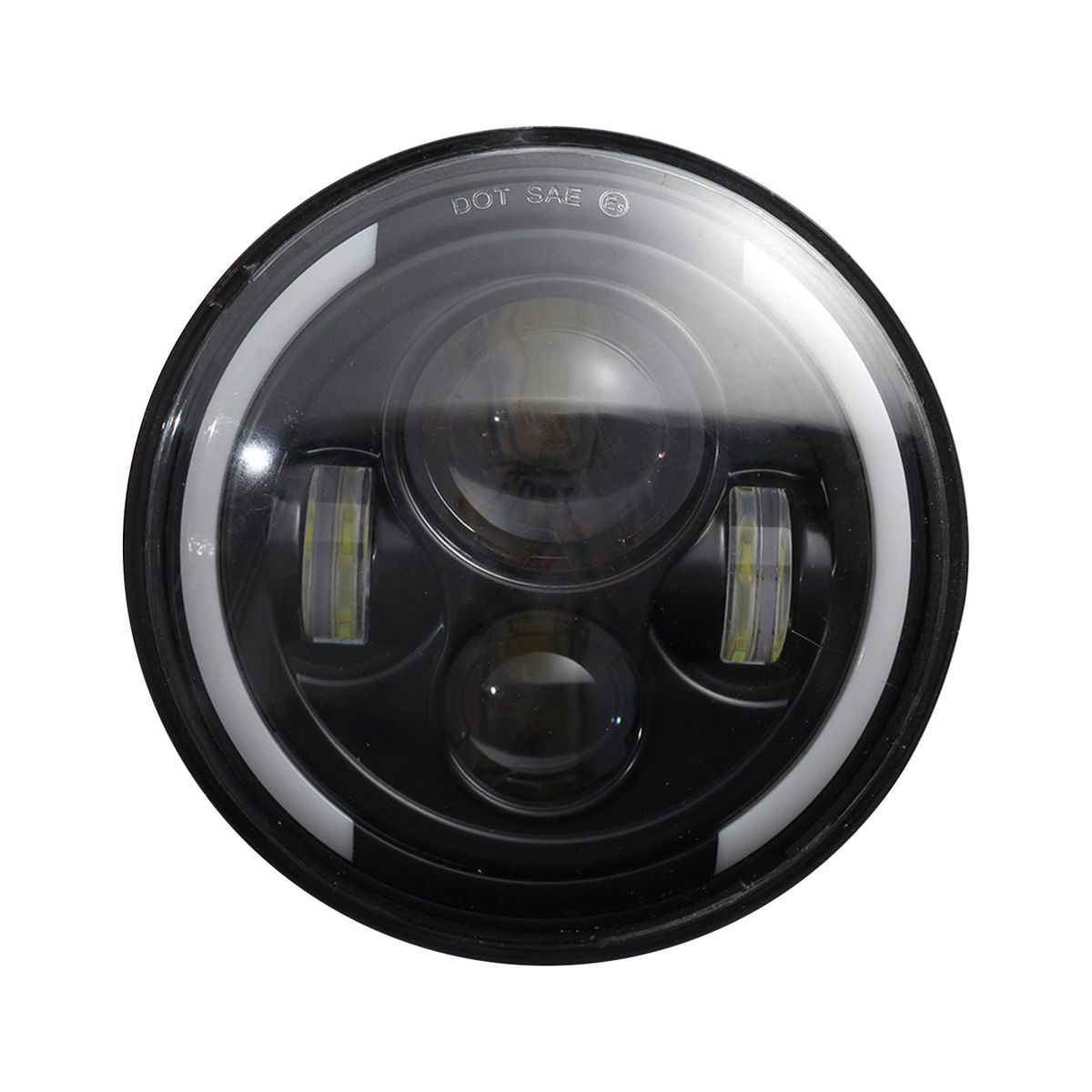 1pc 7 Inch Round Shaped LED Front Headlight Replacement For Jeep Wrangler JK LJ TJ CJ Motorcycles Headlight