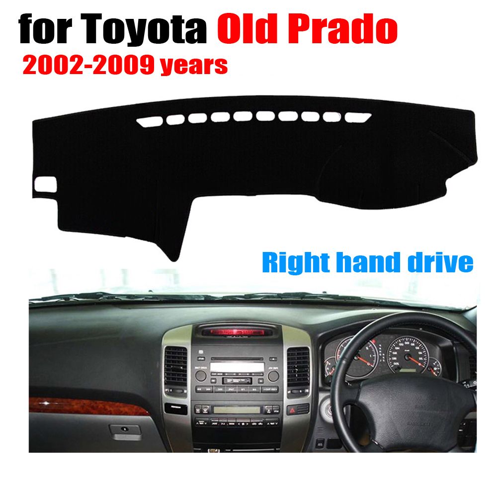 Rkca Car Dashboard Cover Mat For Toyota Old Prado 2002-2009