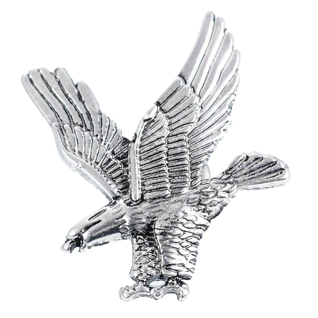 2Pcs Charms Accessory Bald Eagle  Lapel Pin Brooch For Men