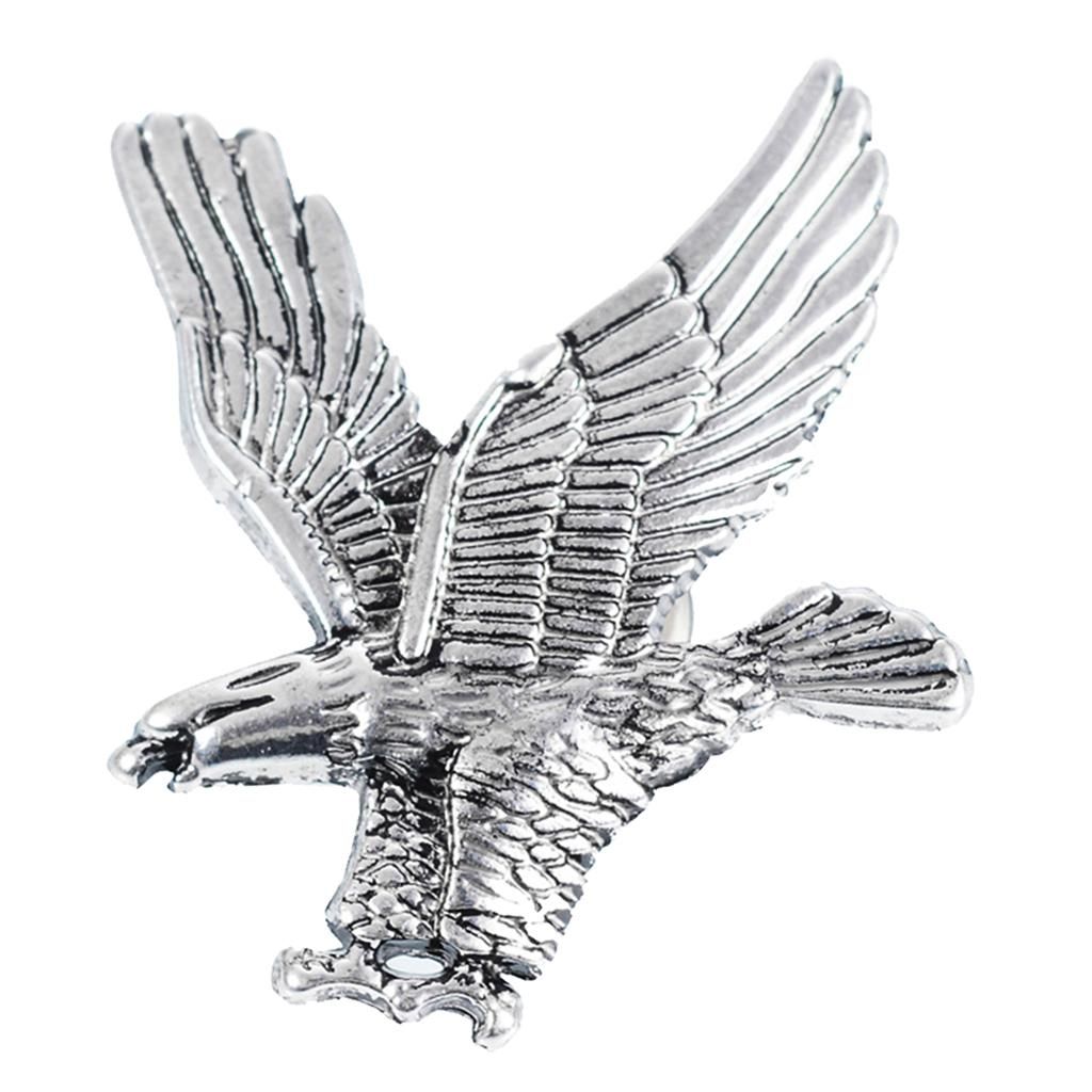 2Pcs Charms Accessory Bald Eagle  Lapel Pin Brooch For Men