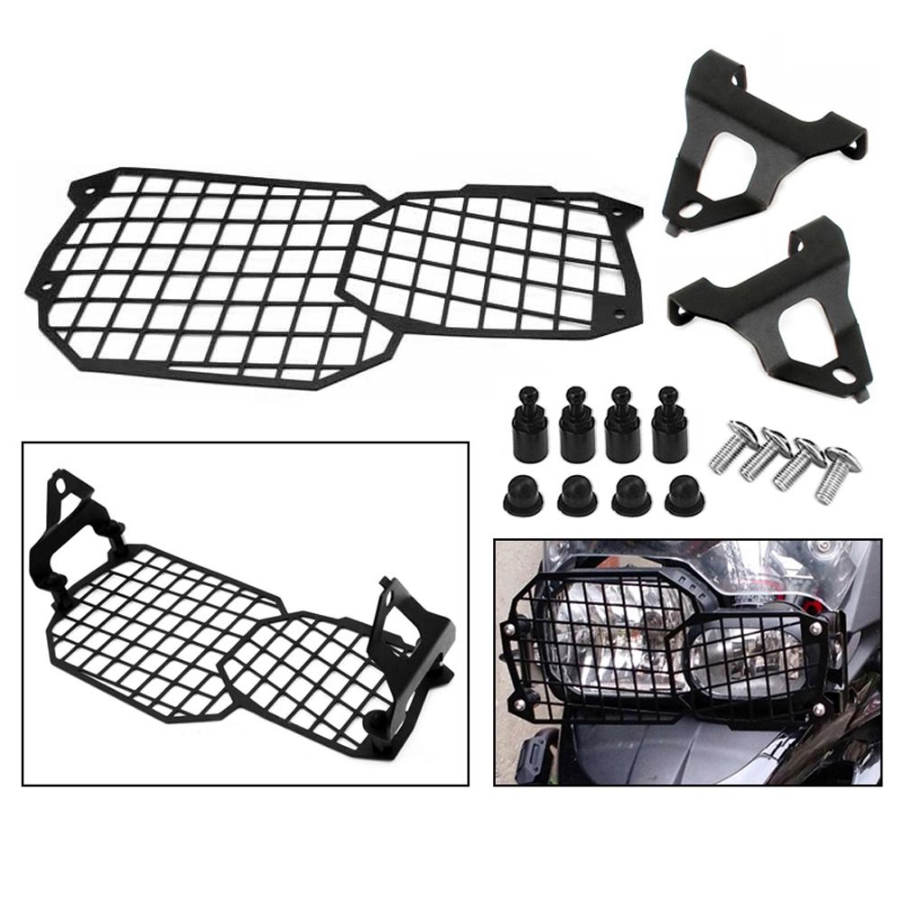 Motorcycle Headlight Protector Grille Guard Cover For