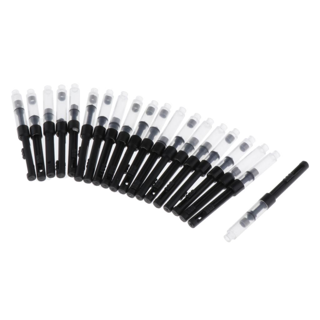 20 Pieces Fountain Pen, Refill Ink  For Pen