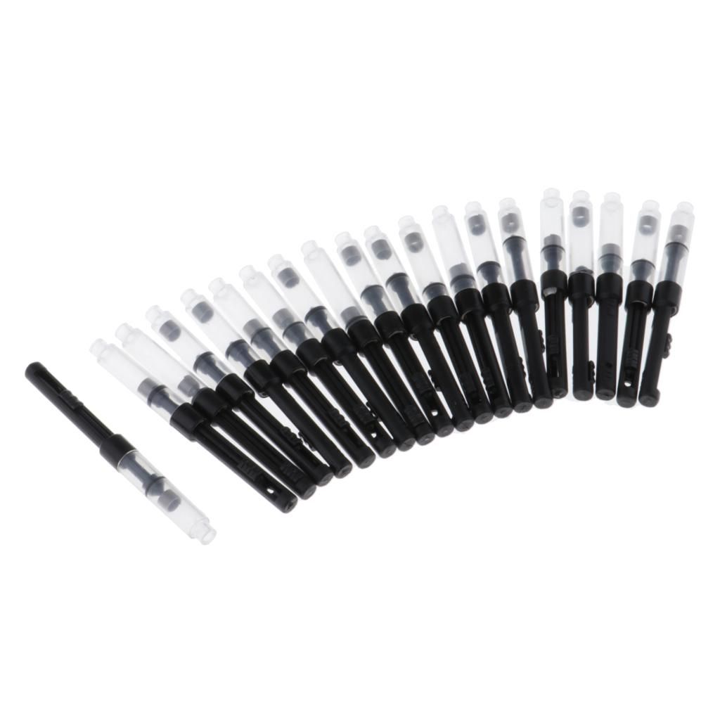20 Pieces Fountain Pen, Refill Ink  For Pen