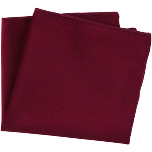 Men's Velvet Bowtie With Cufflinks And Pocket Square  - Red