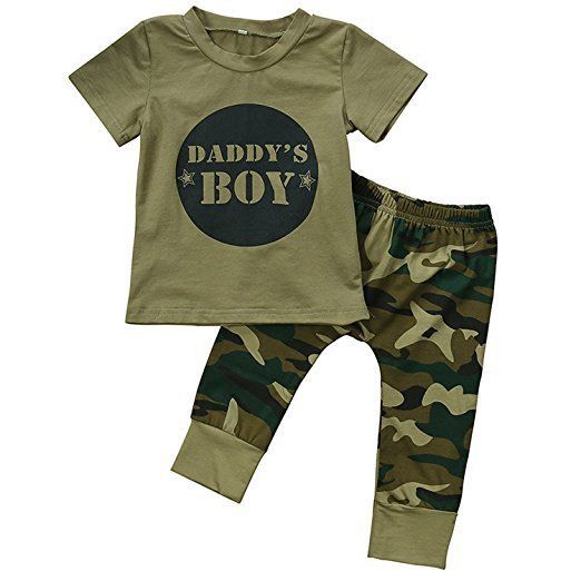 Newborn Baby Daddy's Boy Outfits Set