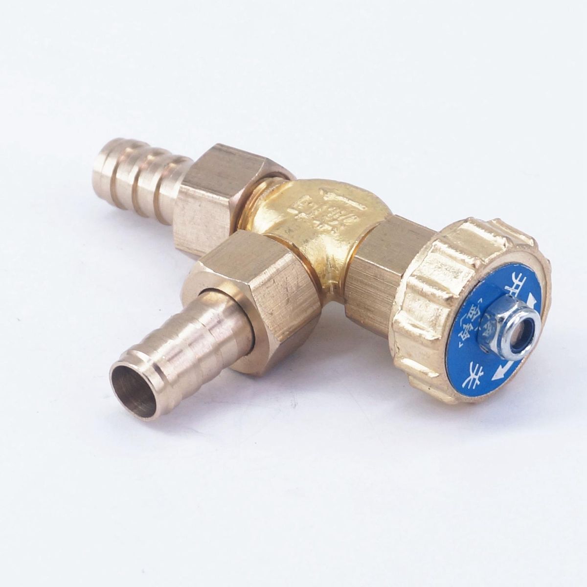 Elbow Brass Needle Valve 10mm Hose Barb Only For Gas Max