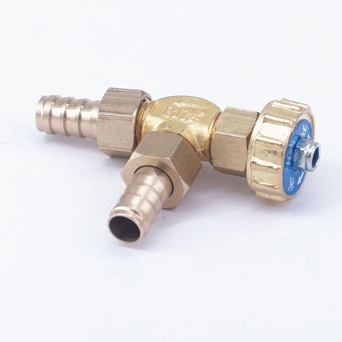 Elbow Brass Needle Valve 10mm Hose Barb Only For Gas Max