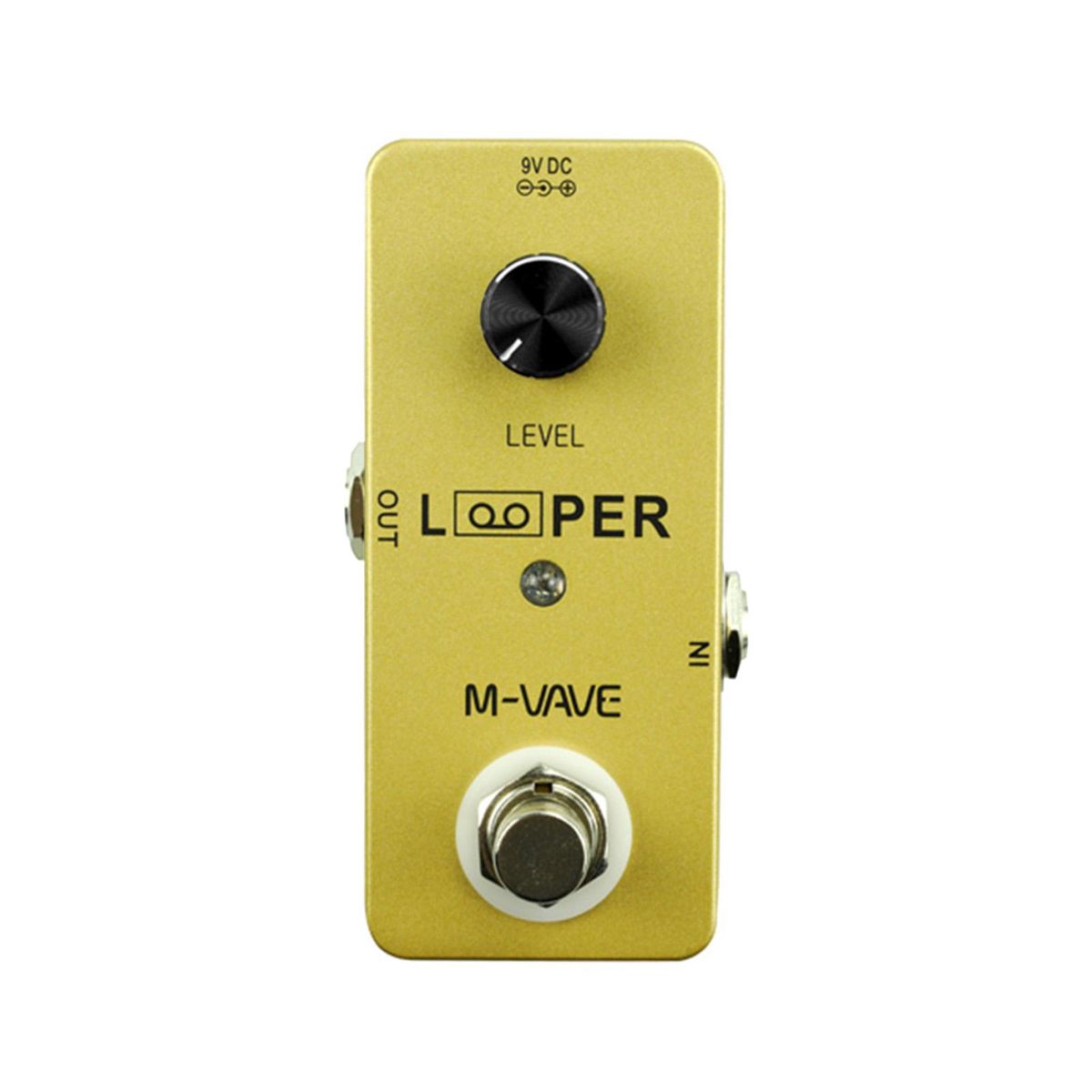 M-VAVE LOOPER Mini Guitar Loop Electric Guitar Looper Effect Pedal Max. 5 Minutes Recording Time Unlimited Overdubs Full Metal Shell