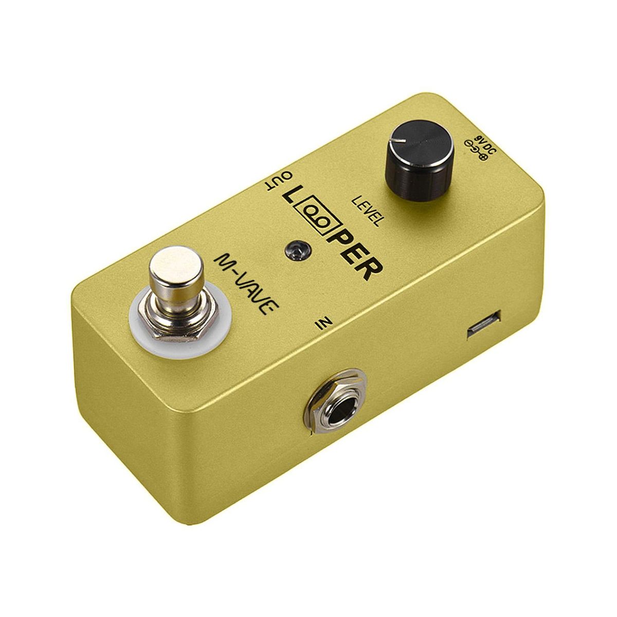 M-VAVE LOOPER Mini Guitar Loop Electric Guitar Looper Effect Pedal Max. 5 Minutes Recording Time Unlimited Overdubs Full Metal Shell