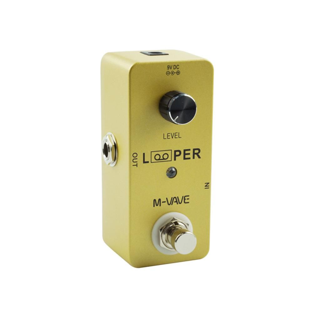 M-VAVE LOOPER Mini Guitar Loop Electric Guitar Looper Effect Pedal Max. 5 Minutes Recording Time Unlimited Overdubs Full Metal Shell