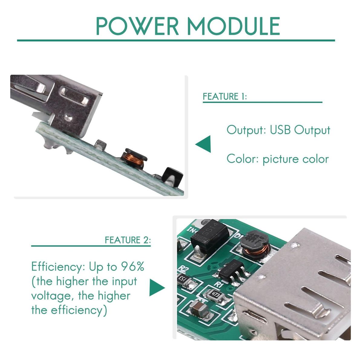 DC-DC Input 0.9V-5V to 5V Output USB Charger