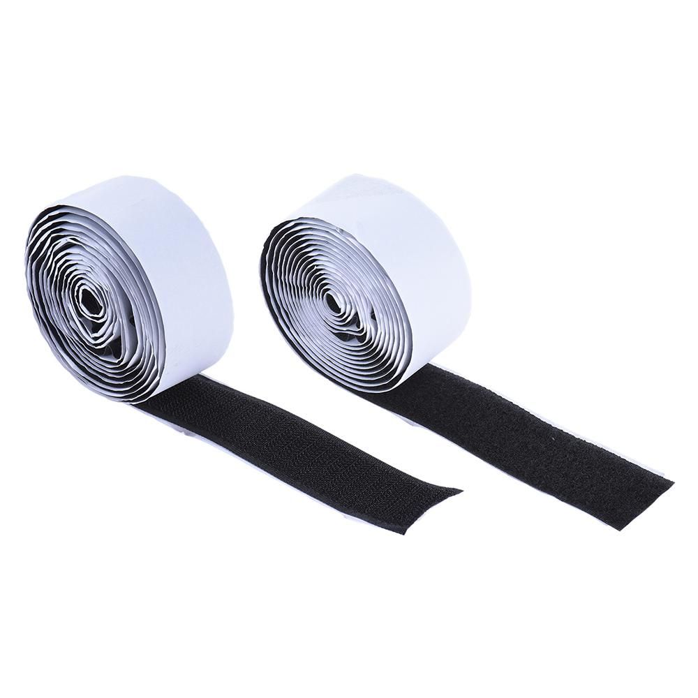 Pedalboard Pedal Mounting Tape Fastener Length 2M Width 3CM for Guitar Pedal Board, 2-Pack (1 Hook + 1 Loop)