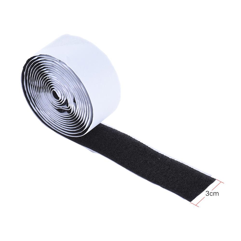 Pedalboard Pedal Mounting Tape Fastener Length 2M Width 3CM for Guitar Pedal Board, 2-Pack (1 Hook + 1 Loop)