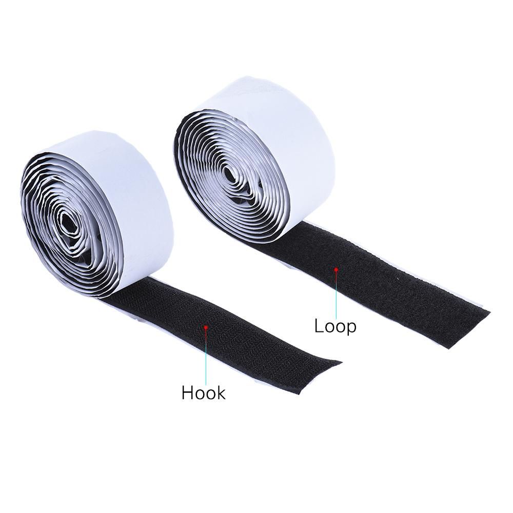 Pedalboard Pedal Mounting Tape Fastener Length 2M Width 3CM for Guitar Pedal Board, 2-Pack (1 Hook + 1 Loop)