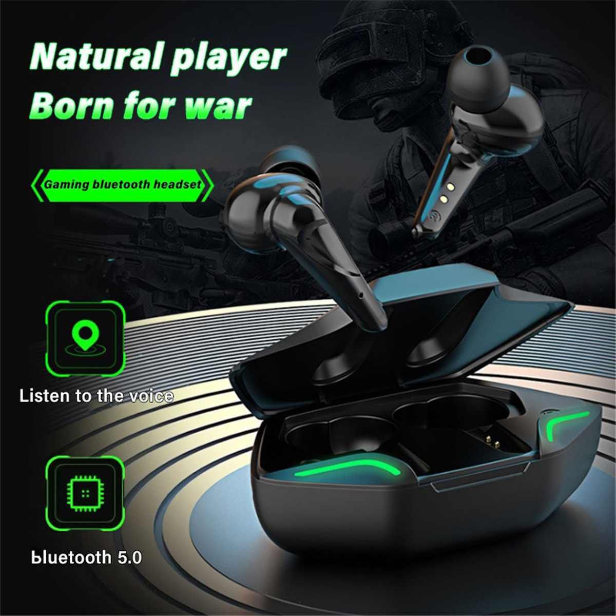 G11 Wireless Fingerprint Touch Gaming Bluetooth Headset