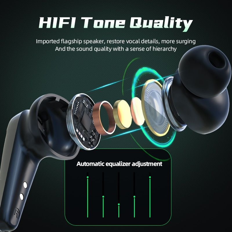 G11 Wireless Fingerprint Touch Gaming Bluetooth Headset