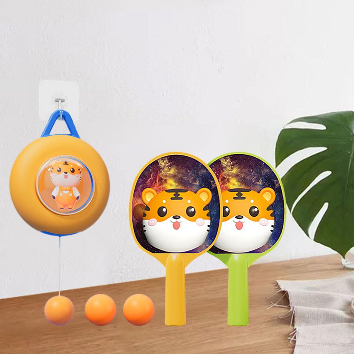 Tennis Trainer Self Training Set Self Tiger Host Stickers